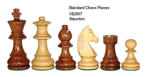 German Knight Standard 95mm Shishman Chess Pieces (95mm)