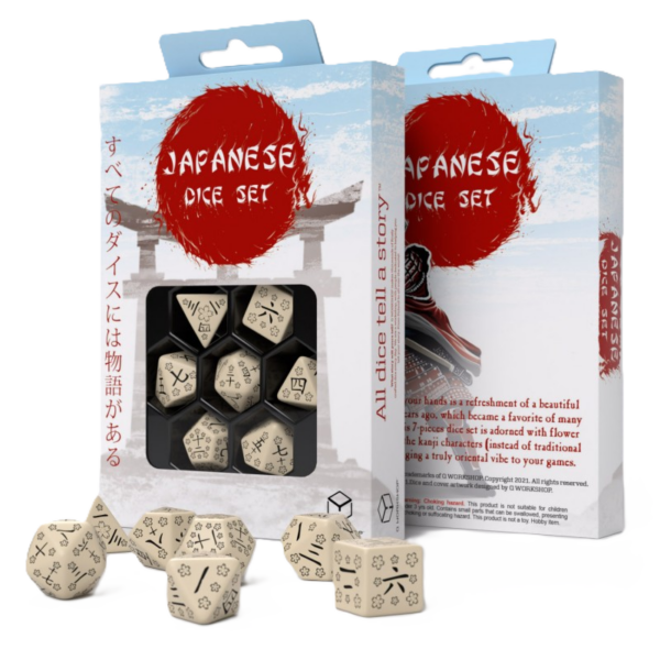 Japanese Dice Set:Last Words Stone