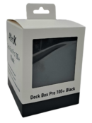 Leatherette Deck Box Case 100+ Black