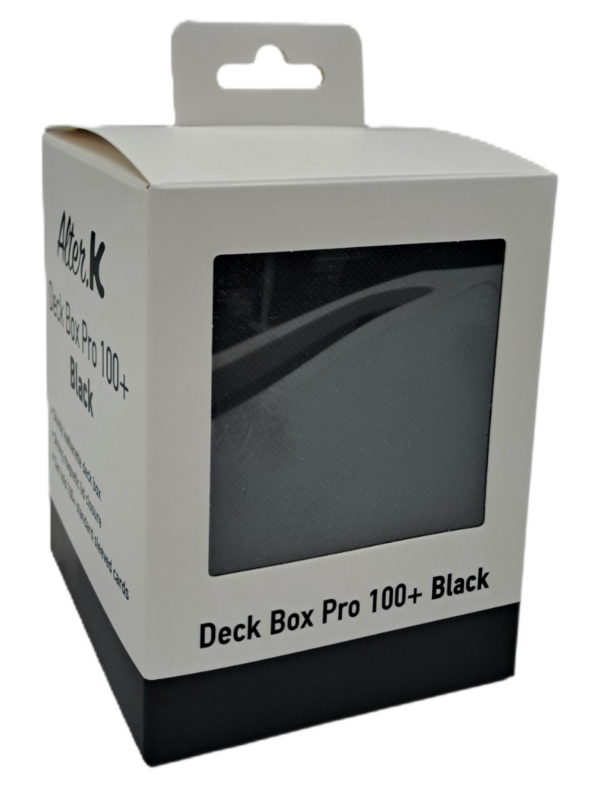 Leatherette Deck Box Case 100+ Black