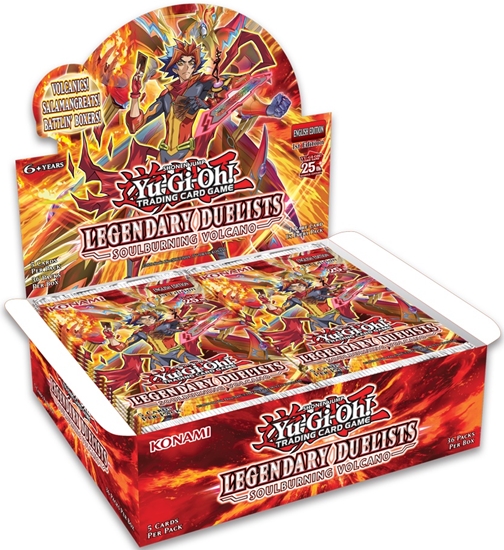 Legendary Duelists Soulburning Volcano Booster Display