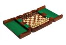 Magnetic 19x19cm Teak Chess Set (2.98 cm)