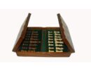 Magnetic Folding 255mm Lacquer Finish Chess Set (255mm)