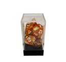 Marble Yellow/White Polyhedral 7-Die Set