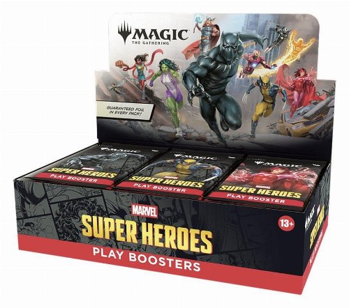Marvel Super Heroes Play Booster Display