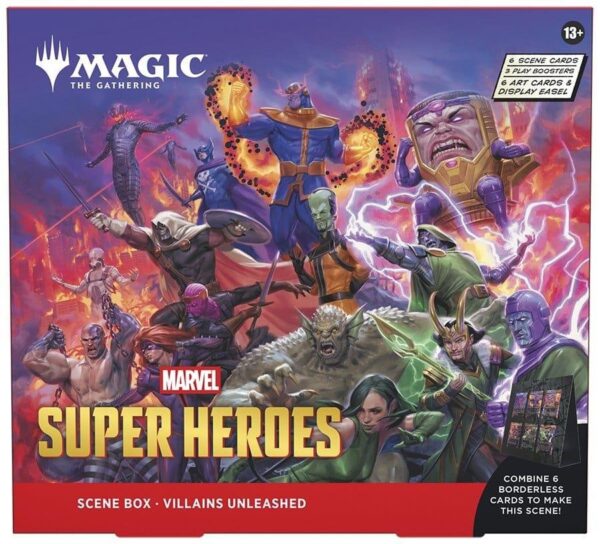 Marvel Super Heroes Villains Unleashed Scene Box
