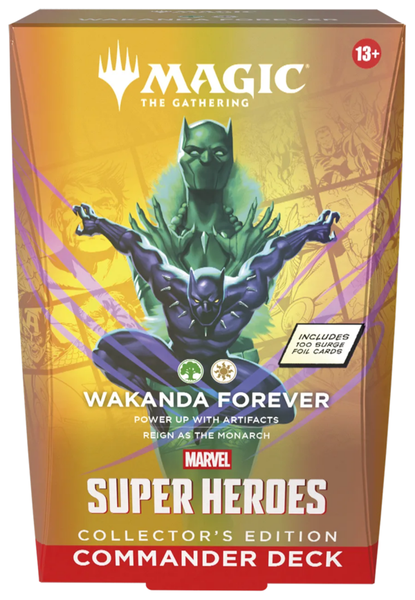 Marvel Super Heroes Wakanda Forever Collector Commander Deck