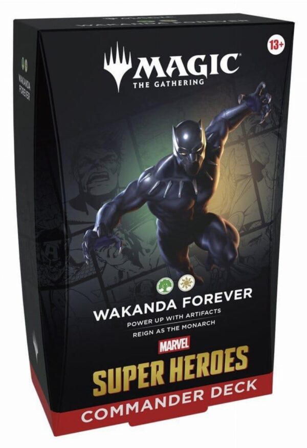 Marvel Super Heroes Wakanda Forever Commander Deck