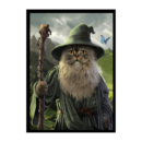 Movie Cats: Catdalf Double-Matte White Core Deck Protector 50ct