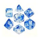 Nebula Dark Blue/White 7-Die Set