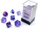 Nebula Luminary Nocturnal/Blue Polyhedral 7-Die Set