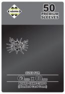 Premium Sleeves Solid Black 63x88mm