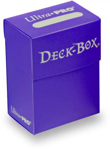 Purple Solid Deck Box