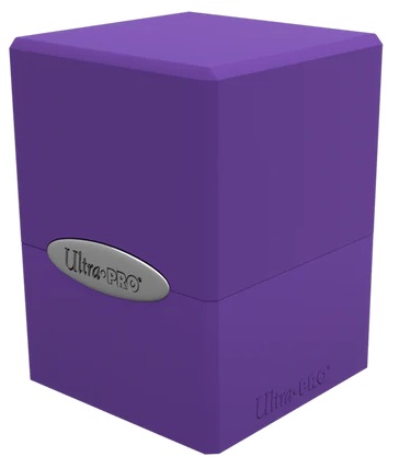 Royal Purple Satin Cube