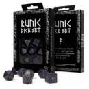 Runic Dice Set: Mixed Blue & Gold