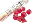 Shimmer Ignis/Gold Lab Polyhedral 7-Die Set