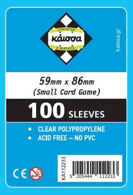 Sleeves 59x86 (Small Card Game)