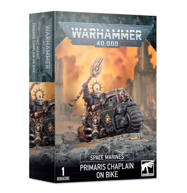 Space Marines:Primaris Chaplain On Bike