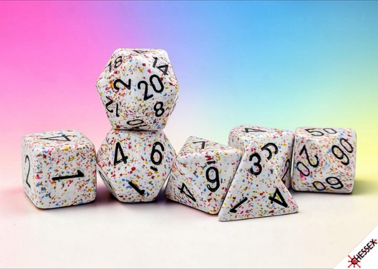 Speckled Birthday Polyhedral 7-Die Set