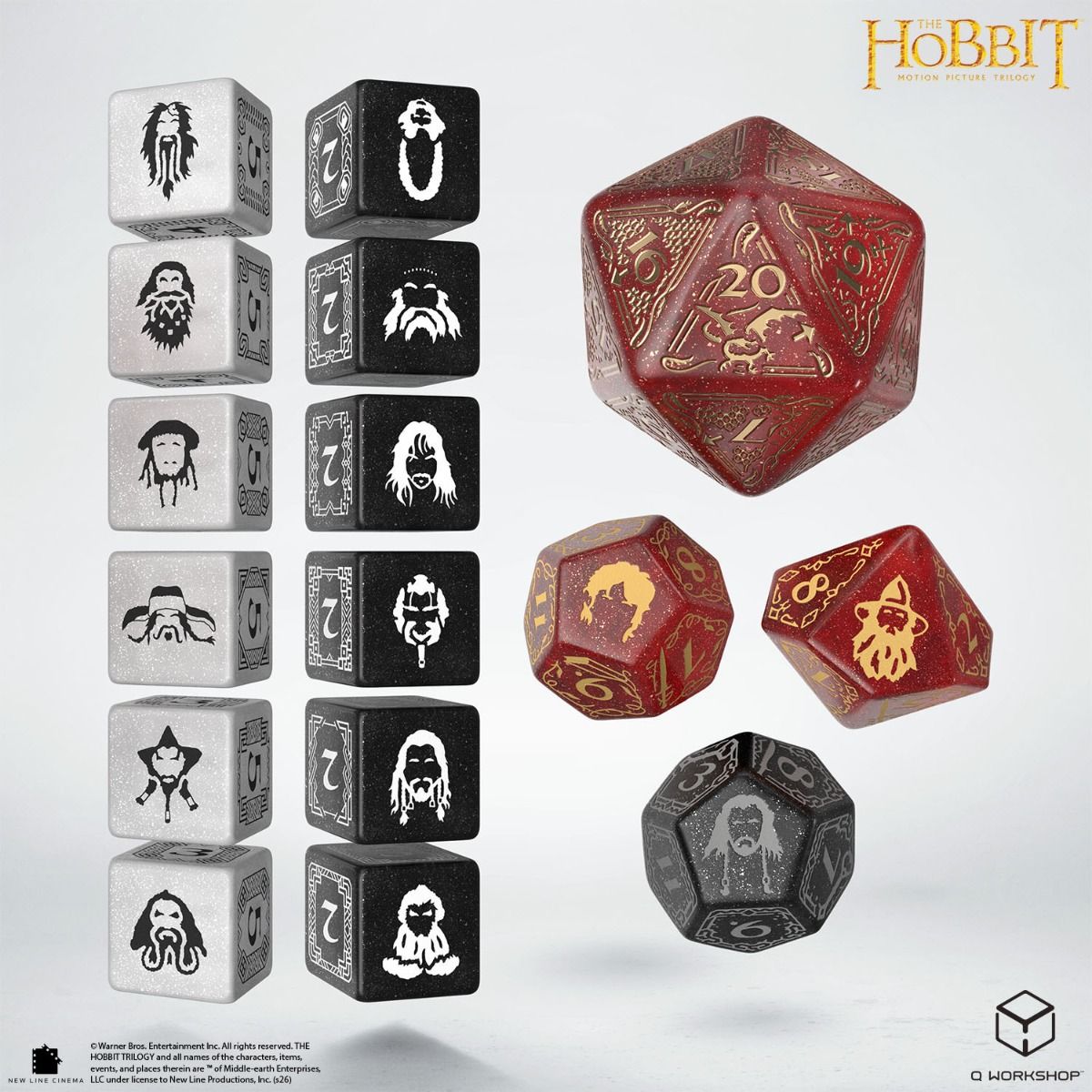 The Hobbit TCG Dice Set: Ember Hearth