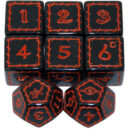 The One Ring RPG Black Dice Set