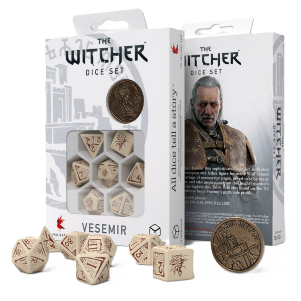 The Witcher Dice Set: Geralt Vesemir The Old Wolf