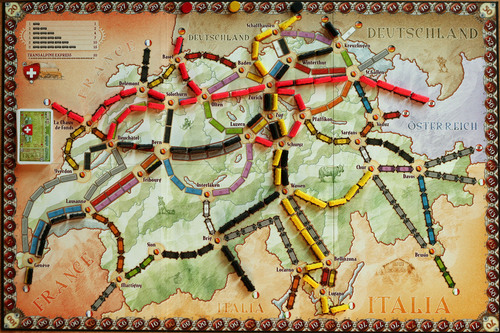 Ticket to Ride - India, Switzerland