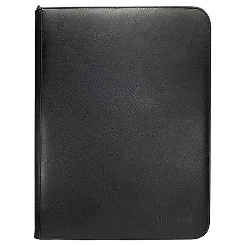 Vivid 9-Pkt Black Zippered PRO-Binder