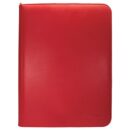 Vivid 9-Pkt Red Zippered PRO-Binder