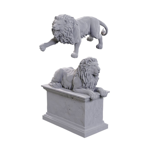 Wizkids Deepcuts: Stone Lion/Animated Stone Lion